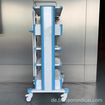 Abnehmbarer Instrumentenwagen aus Aluminiumlegierung des Krankenhauses